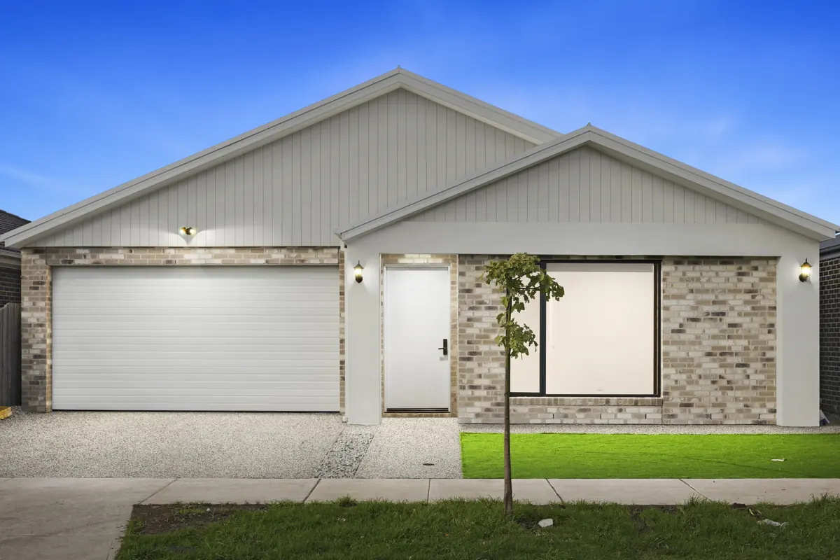 Gabled Melbourne home at dusk &mdash; real estate photography Melbourne